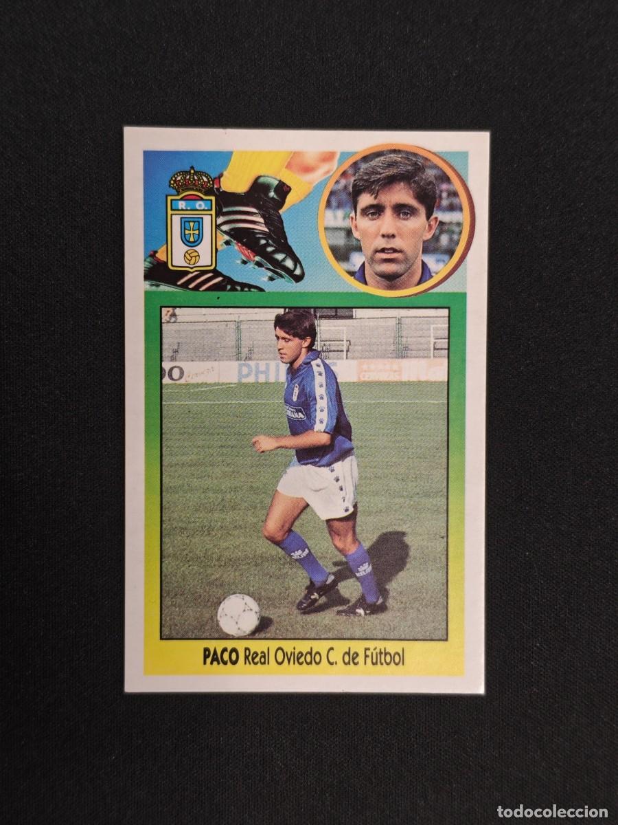 Cromos de F&uacute;tbol: CROMO LIGA ESTE PACO REAL OVIEDO NUNCA PEGADO SIN PEGAR 93 94 1993 1994 RA526