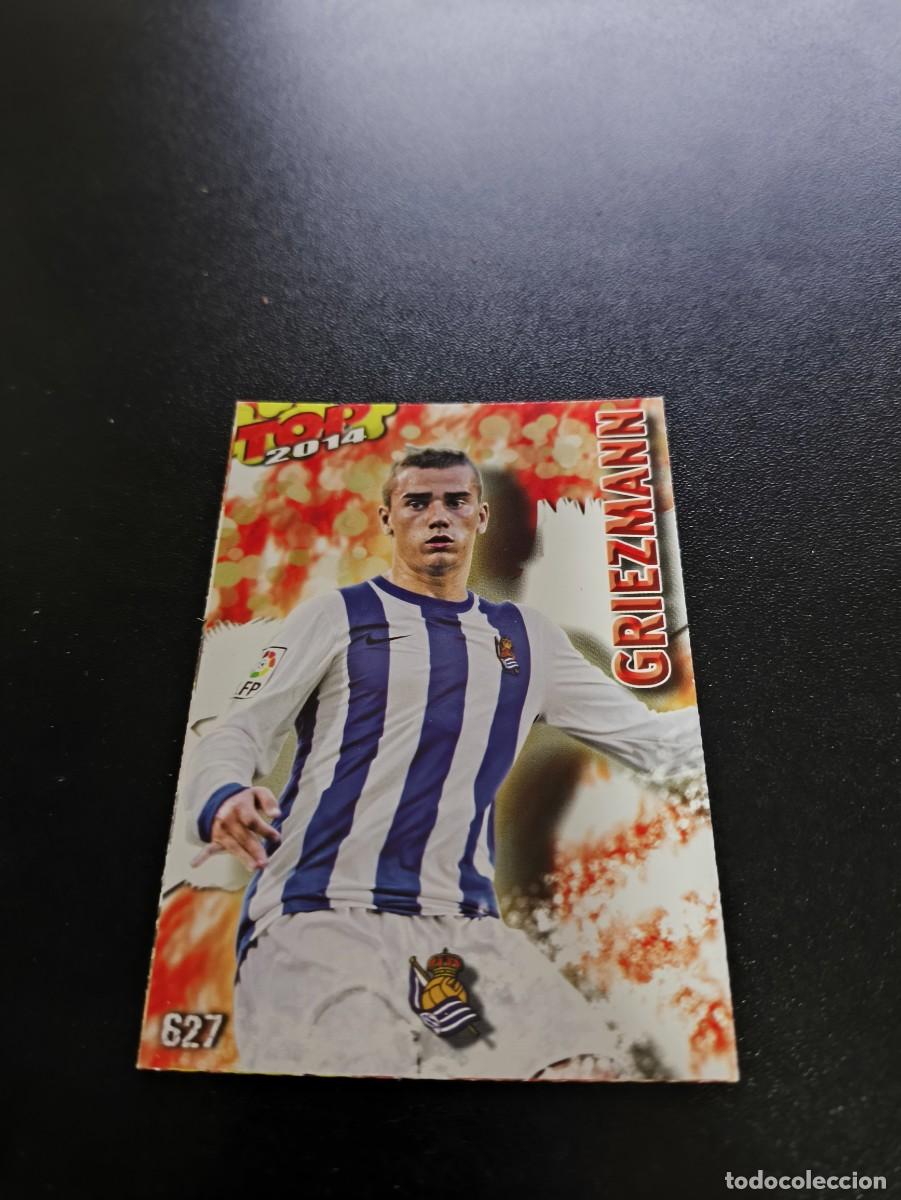 Cromos de F&uacute;tbol: 627 GRIEZMANN REAL SOCIEDAD ROJO MATE TOP MUNDICROMO LIGA 2013 2014 13 14 NO PANINI ESTE