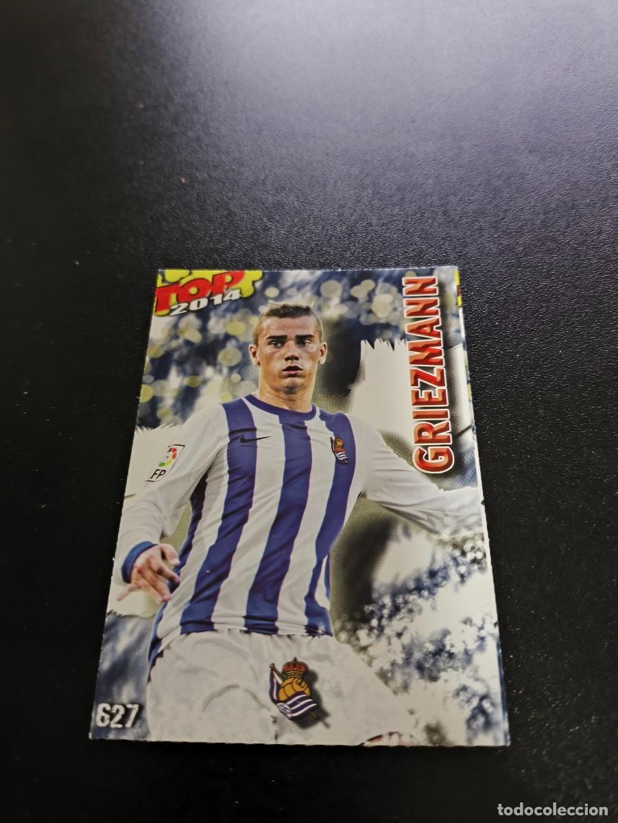 Cromos de F&uacute;tbol: 627 GRIEZMANN REAL SOCIEDAD AZUL MATE TOP MUNDICROMO LIGA 2013 2014 13 14 NO PANINI ESTE