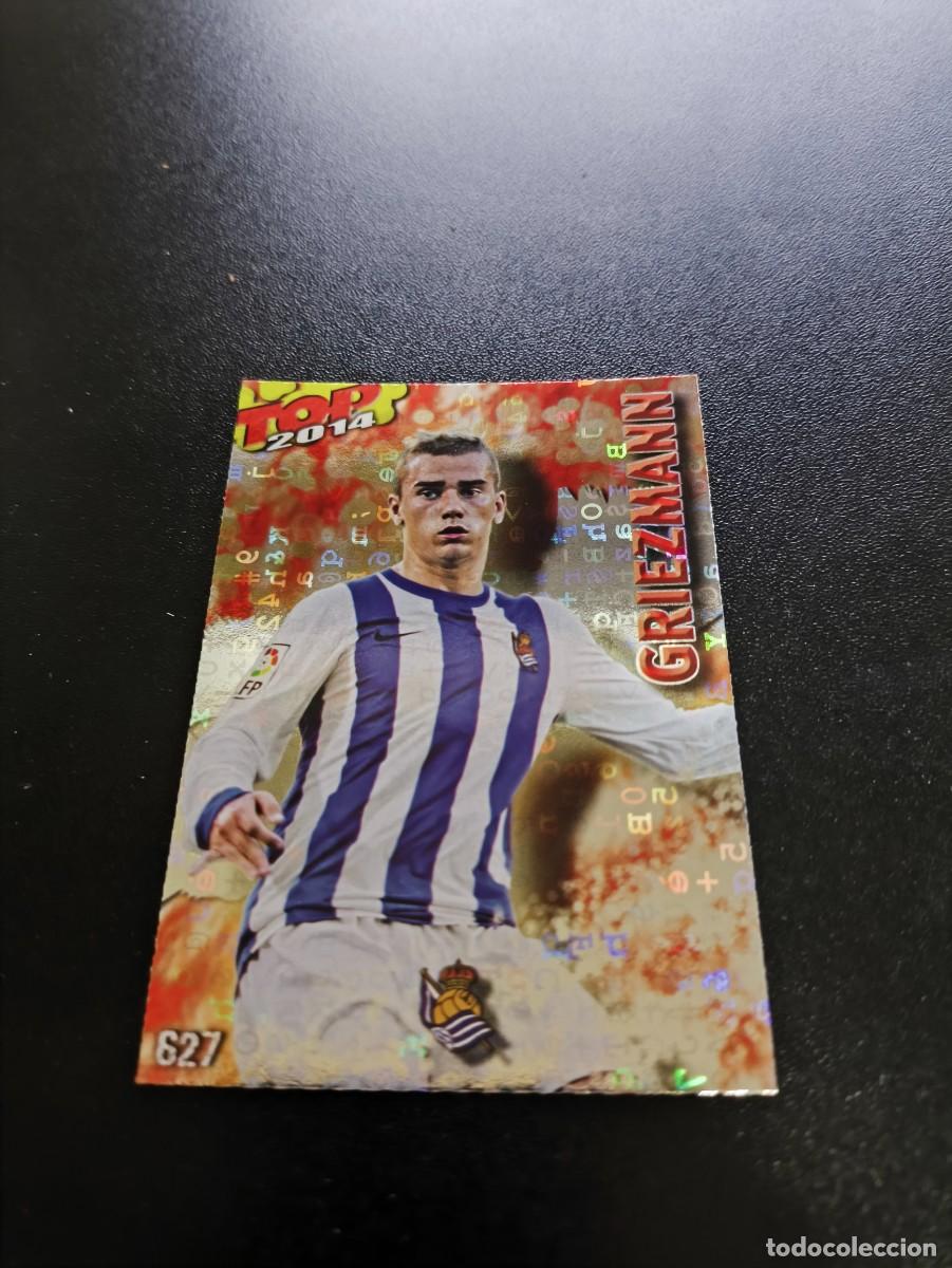 Cartes &agrave; collectionner de Football: 627 GRIEZMANN REAL SOCIEDAD BRILLO ROJO LETRAS TOP MUNDICROMO LIGA 2013 2014 13 14 NO PANINI ESTE