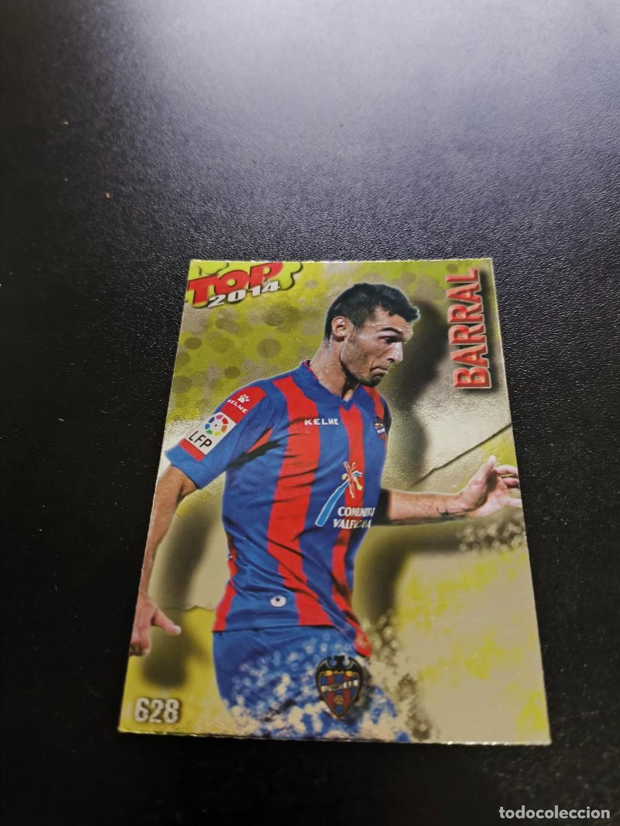 Football Stickers: 628 BARRAL LEVANTE BRILLO AMARILLO TOP MUNDICROMO LIGA 2013 2014 13 14 NO PANINI ESTE