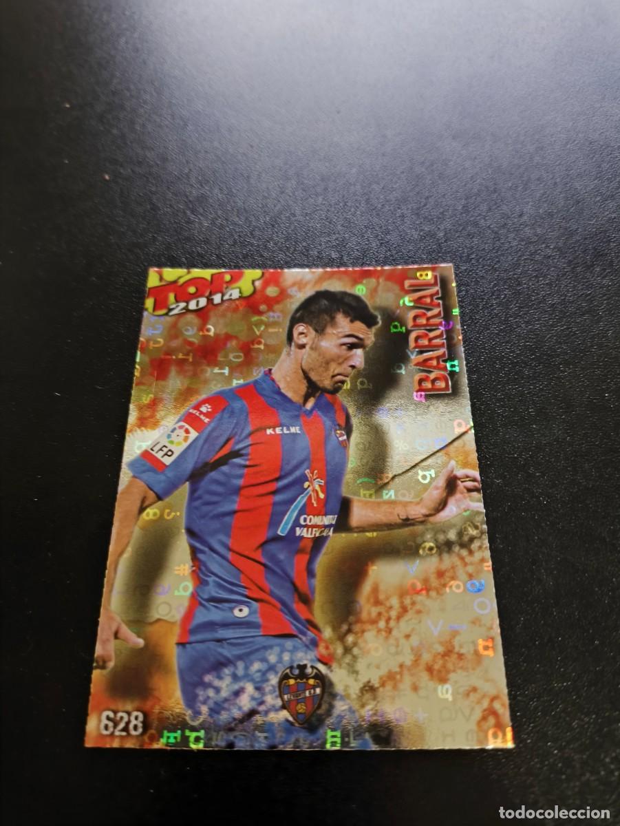 Football Stickers: 628 BARRAL LEVANTE BRILLO ROJO LETRAS TOP MUNDICROMO LIGA 2013 2014 13 14 NO PANINI ESTE