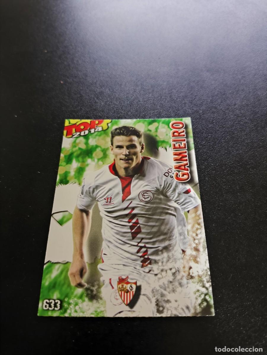 Cromos de F&uacute;tbol: 633 GAMEIRO SEVILLA VERDE MATE TOP MUNDICROMO LIGA 2013 2014 13 14 NO PANINI ESTE