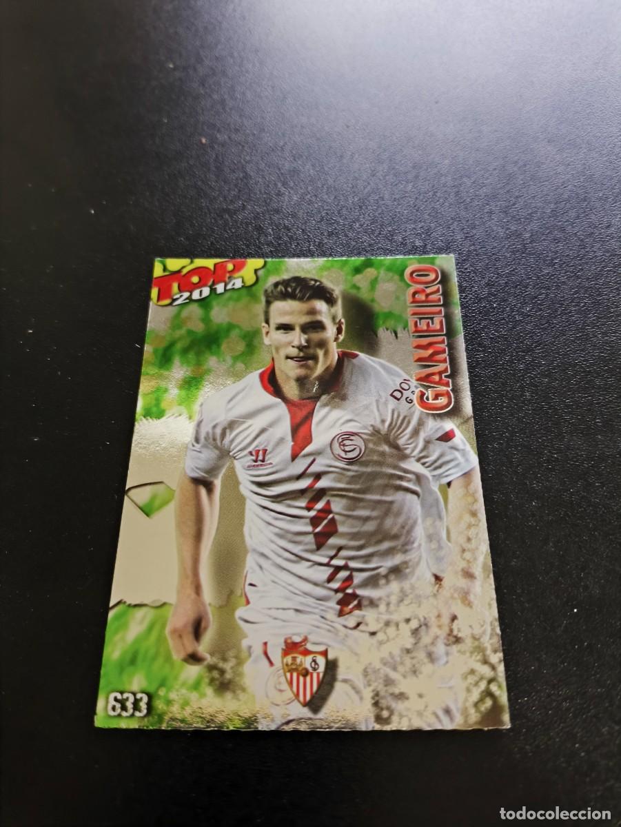 Cromos de F&uacute;tbol: 633 GAMEIRO SEVILLA BRILLO VERDE TOP MUNDICROMO LIGA 2013 2014 13 14 NO PANINI ESTE