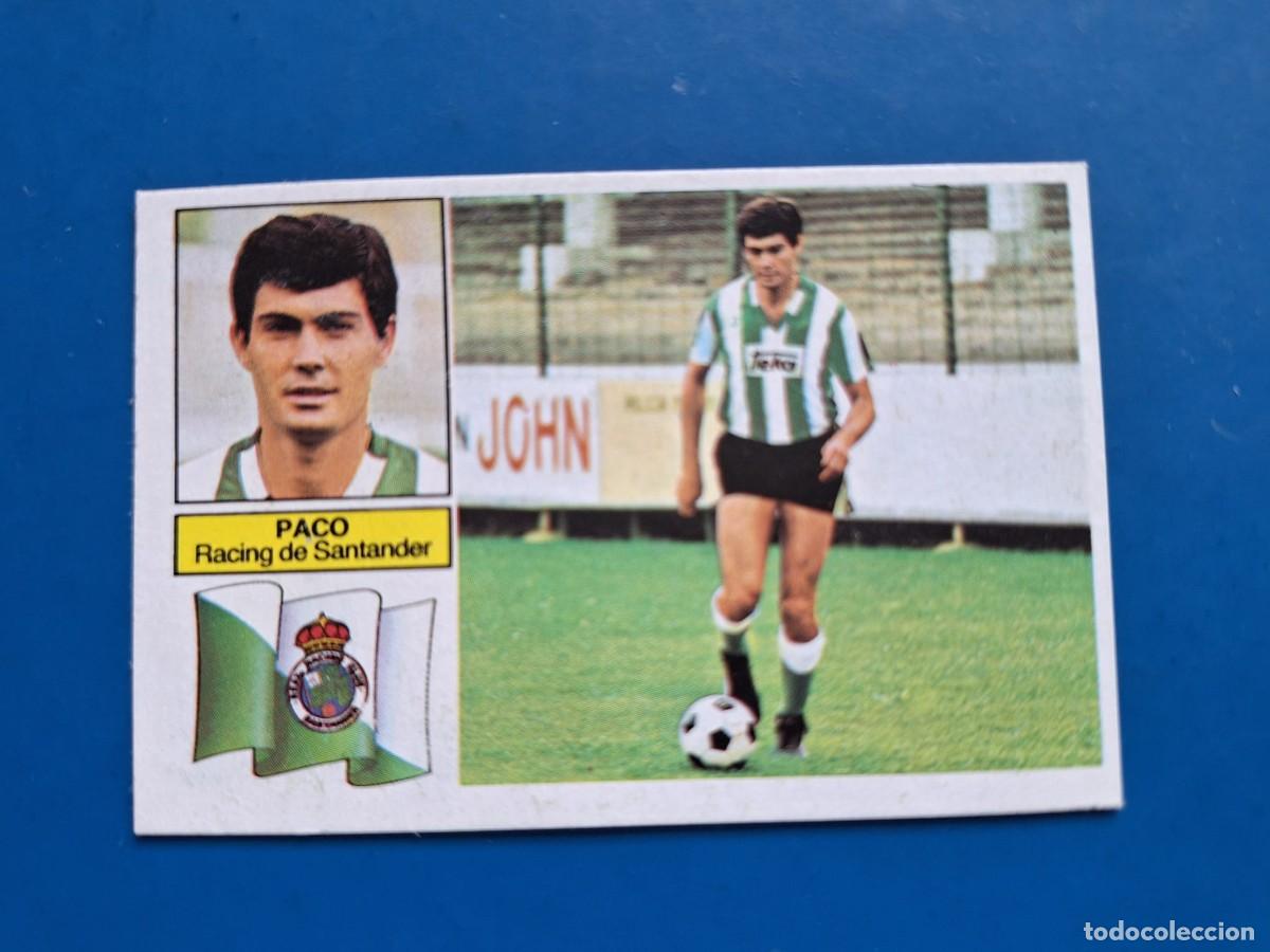 Cromos de F&uacute;tbol: Este 82 83 1982 1983 Paco Racing de Santander ultimos fichajes UF 11 fichaje