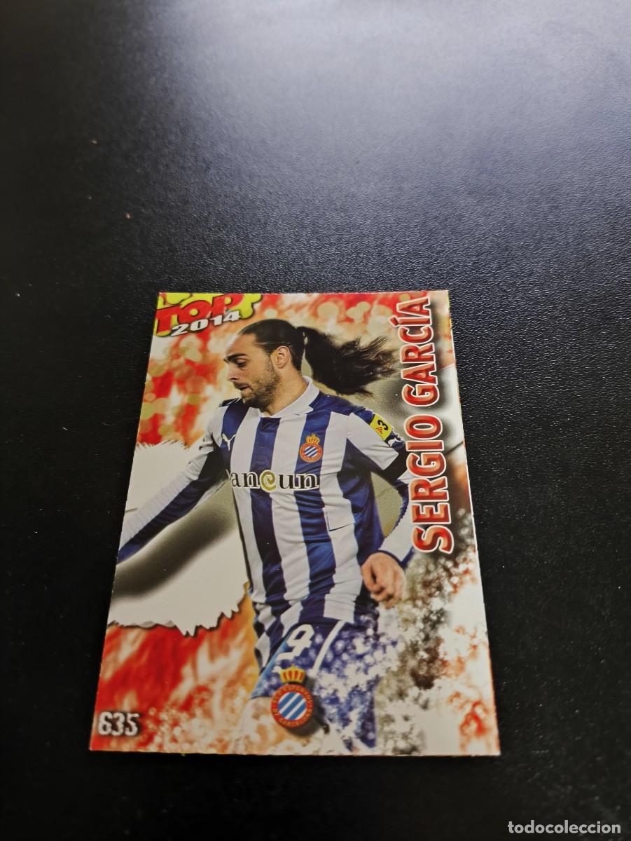 Cromos de F&uacute;tbol: 635 SERGIO GARCIA ESPANYOL ROJO MATE TOP MUNDICROMO LIGA 2013 2014 13 14 NO PANINI ESTE