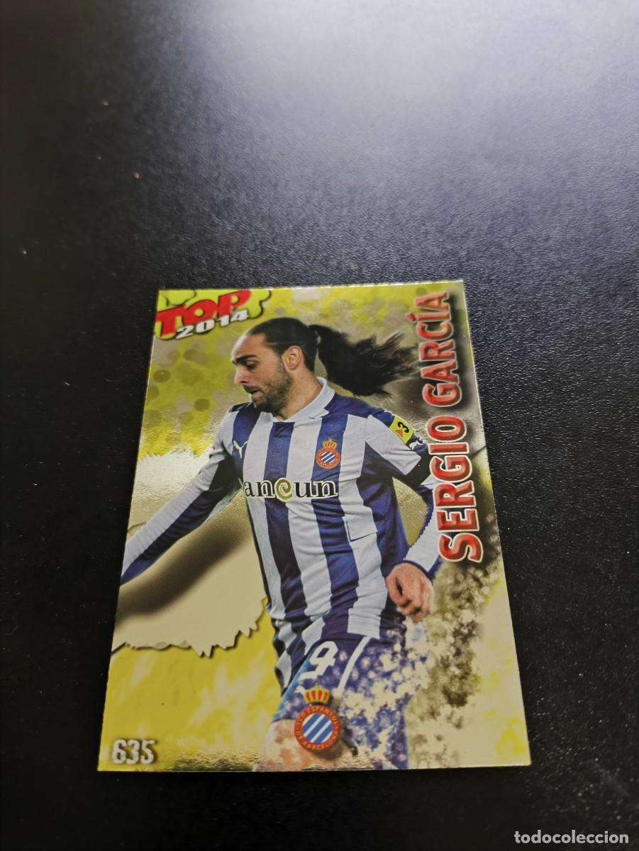Cromos de F&uacute;tbol: 635 SERGIO GARCIA ESPANYOL BRILLO AMARILLO TOP MUNDICROMO LIGA 2013 2014 13 14 NO PANINI ESTE