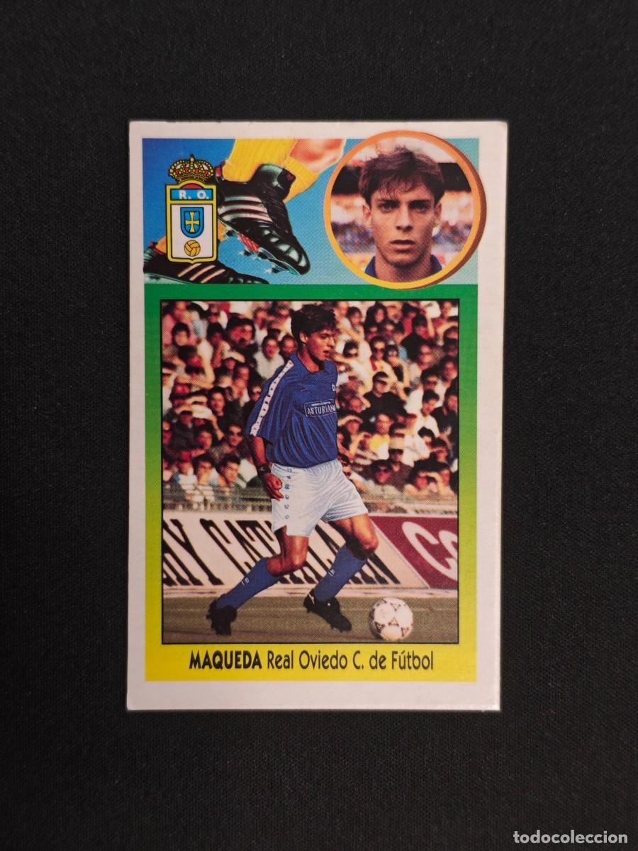 Cromos de F&uacute;tbol: CROMO LIGA ESTE MAQUEDA FICHAJE 18 REAL OVIEDO NUNCA PEGADO SIN PEGAR 93 94 1993 1994 RA526