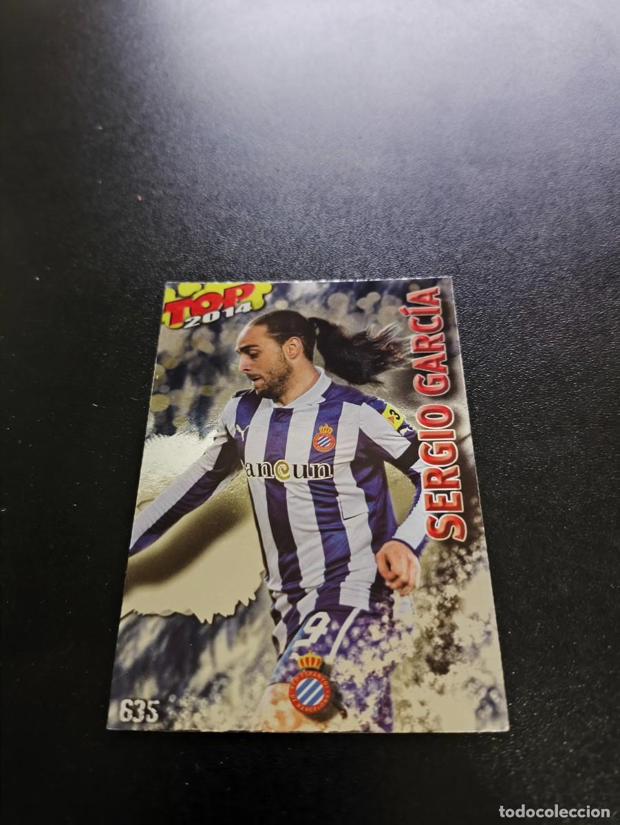 Cromos de F&uacute;tbol: 635 SERGIO GARCIA ESPANYOL BRILLO AZUL TOP MUNDICROMO LIGA 2013 2014 13 14 NO PANINI ESTE