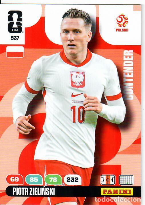 Cromos de F&uacute;tbol: PANINI ADRENALYN MUNDIAL WORLD CUP 2026 - CONTENDER N&ordm; 537 - PIOTR ZIELINSKI - POLONIA