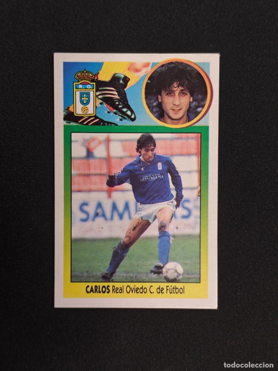 Cromos de F&uacute;tbol: CROMO LIGA ESTE CARLOS REAL OVIEDO NUNCA PEGADO SIN PEGAR 93 94 1993 1994 RA526