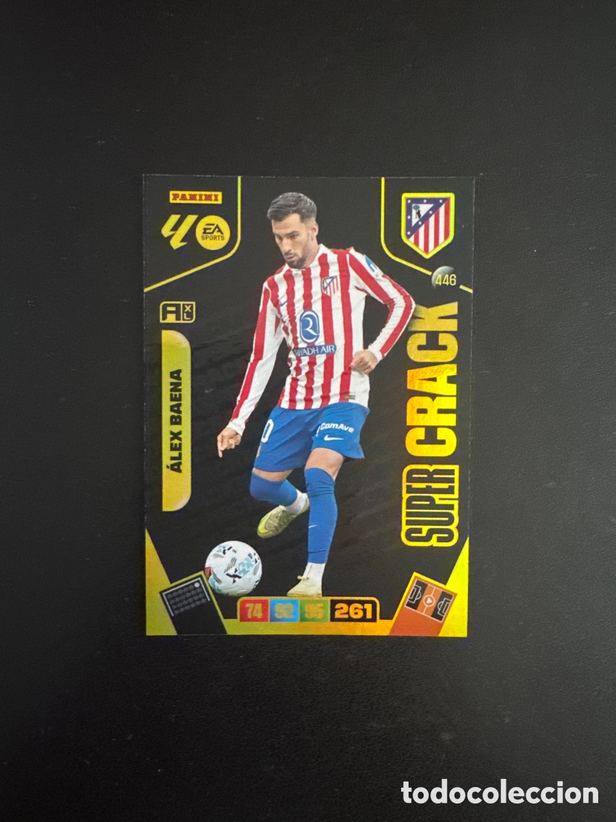 Cromos de F&uacute;tbol: ALEX BAENA SUPERCRACK NUMERO 446 ADRENALYN 2025 2026