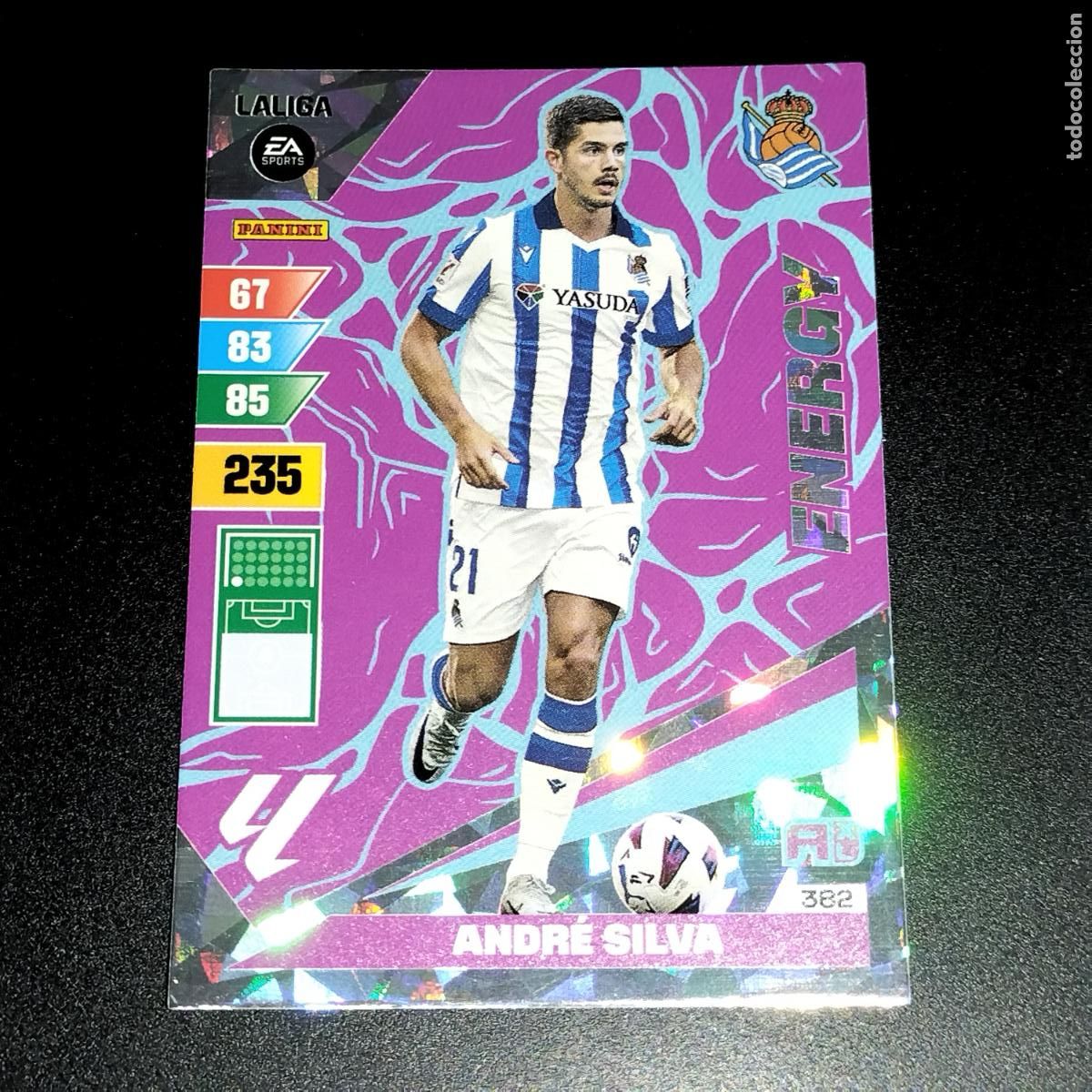 Cromos de F&uacute;tbol: 382 ANDRE SILVA ENERGY REAL SOCIEDAD CROMOS ADRENALYN XL LALIGA CARD 2023 2024 23 214 PANINI