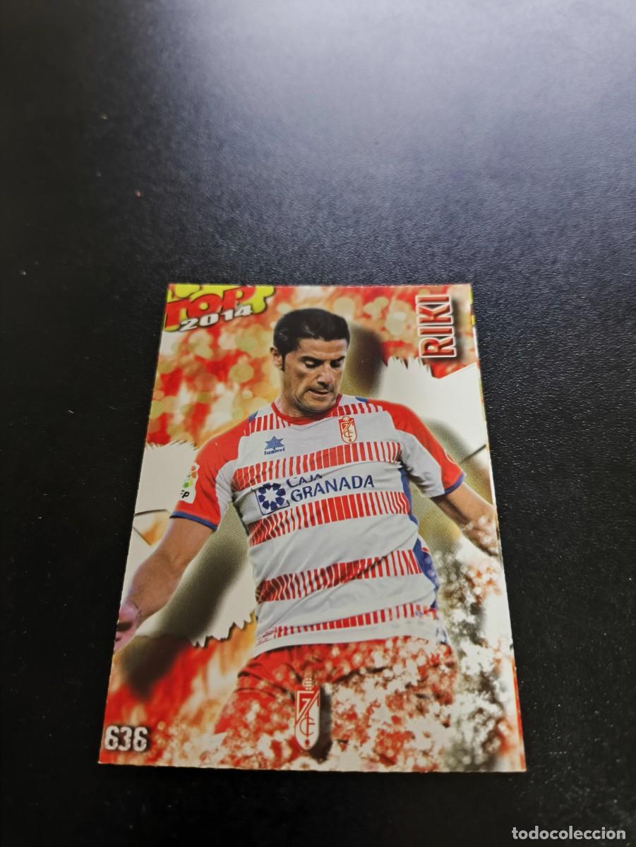 Cromos de F&uacute;tbol: 636 RIKI GRANADA ROJO MATE TOP MUNDICROMO LIGA 2013 2014 13 14 NO PANINI ESTE