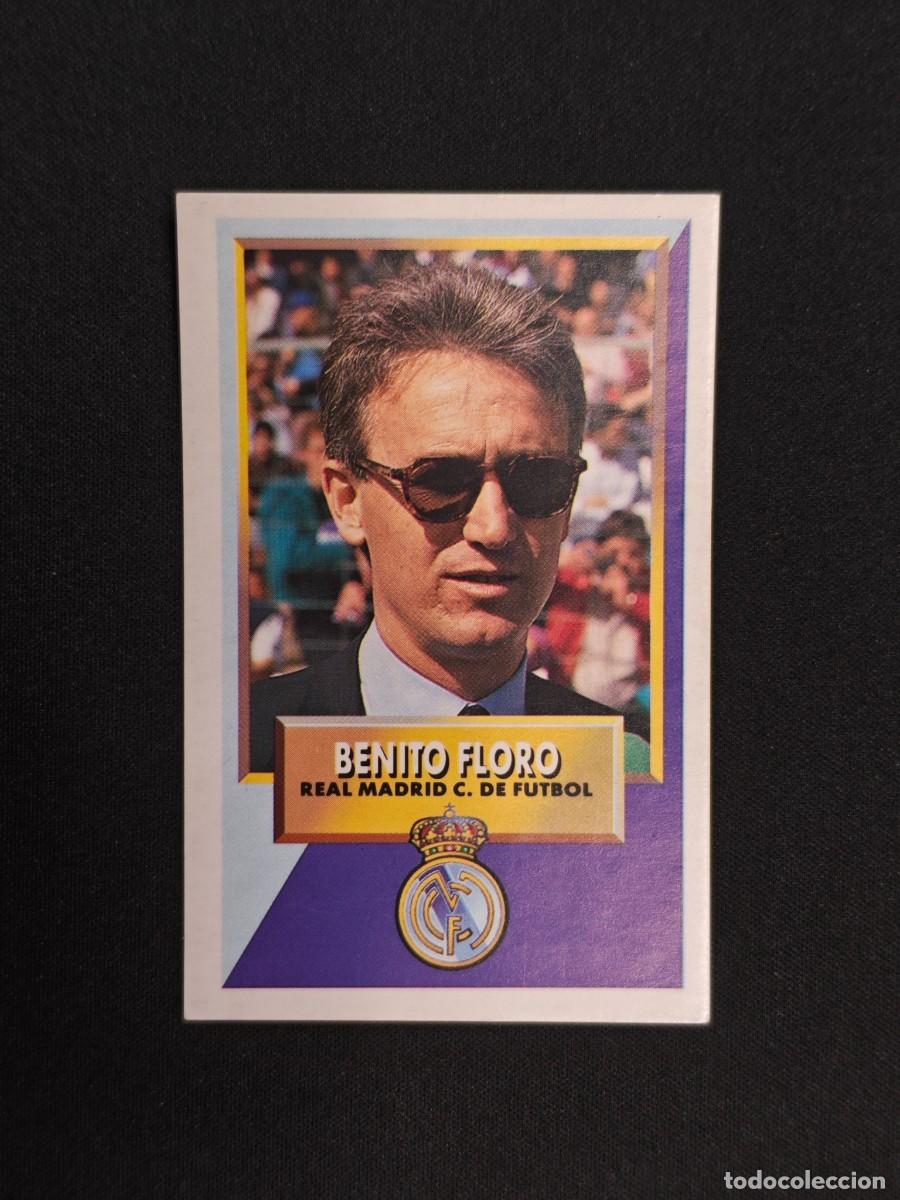 Cromos de F&uacute;tbol: CROMO LIGA ESTE ENTRENADOR BENITO FLORO REAL MADRID NUNCA PEGADO SIN PEGAR 93 94 1993 1994 RA526