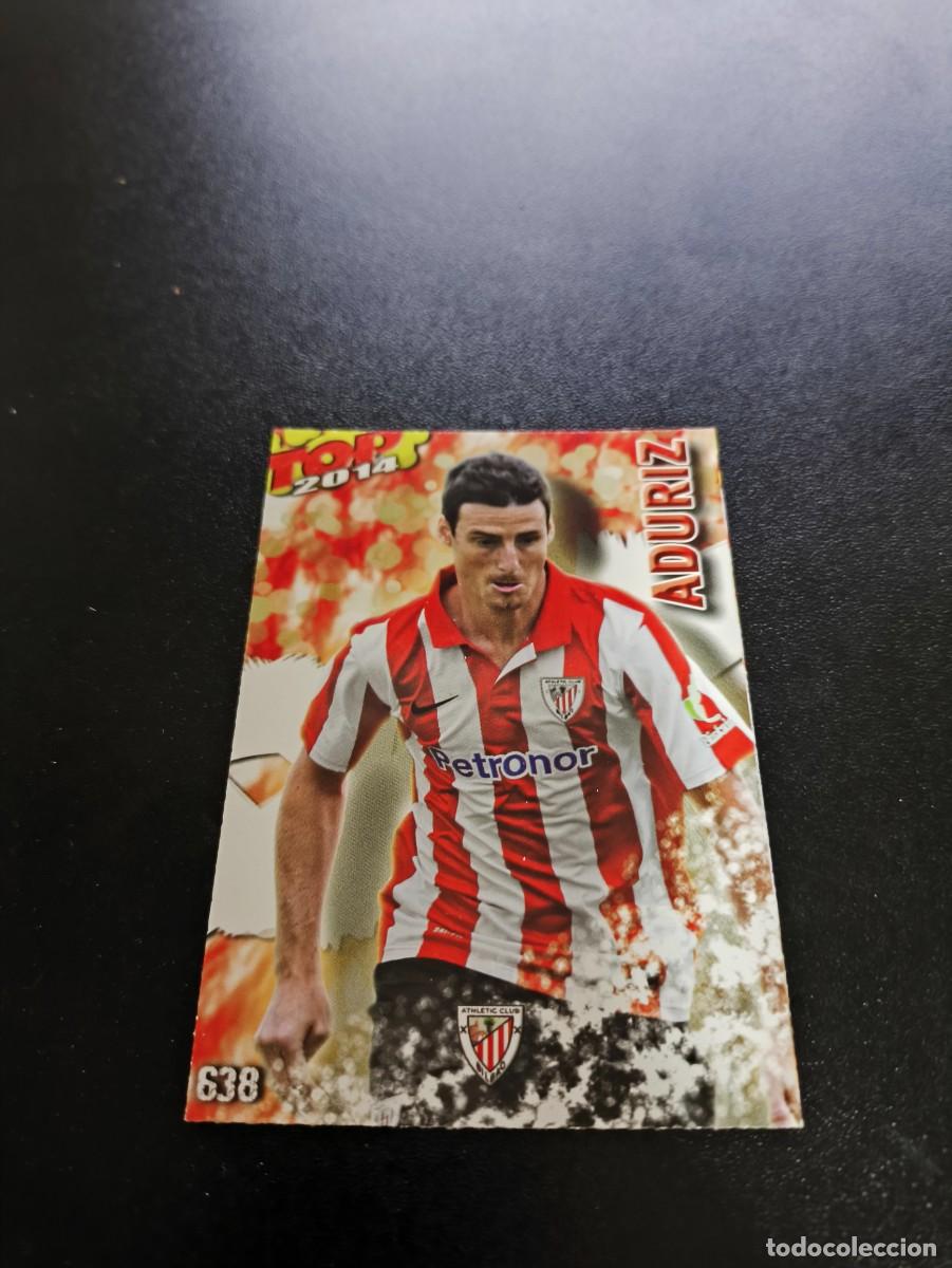 Cromos de F&uacute;tbol: 638 ADURIZ ATHLETIC DE BILBAO ROJO MATE TOP MUNDICROMO LIGA 2013 2014 13 14 NO PANINI ESTE