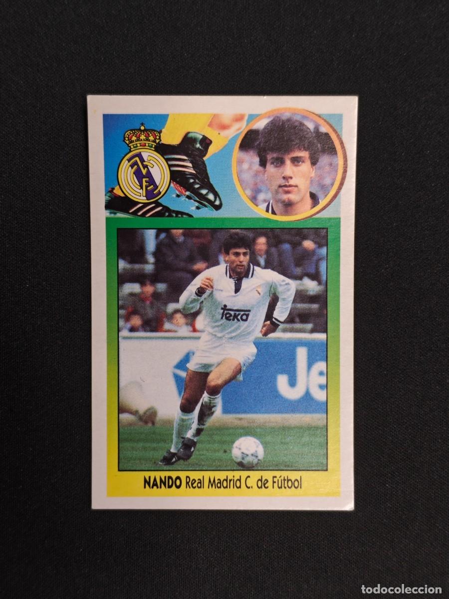 Cartes &agrave; collectionner de Football: CROMO LIGA ESTE NANDO REAL MADRID NUNCA PEGADO SIN PEGAR 93 94 1993 1994 RA526