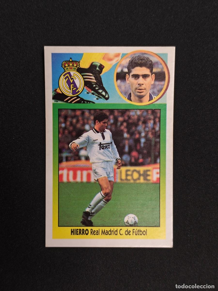 Cartes &agrave; collectionner de Football: CROMO LIGA ESTE HIERRO REAL MADRID NUNCA PEGADO SIN PEGAR 93 94 1993 1994 RA526