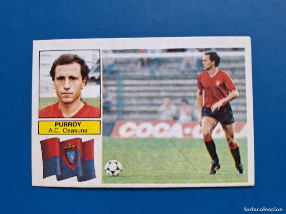Cartes &agrave; collectionner de Football: Este 82 83 1982 1983 Osasuna Purroy ultimos fichajes UF 28 bis fichaje