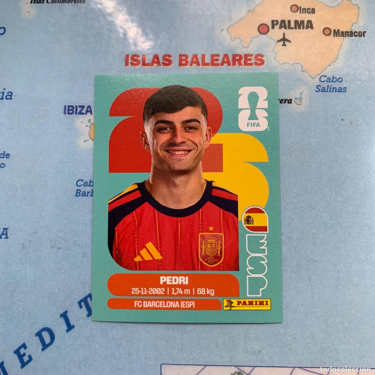 Cartes &agrave; collectionner de Football: Pedri n&uacute;mero 11 de Espa&ntilde;a cromo panini Mundial Fifa World Cup 2026