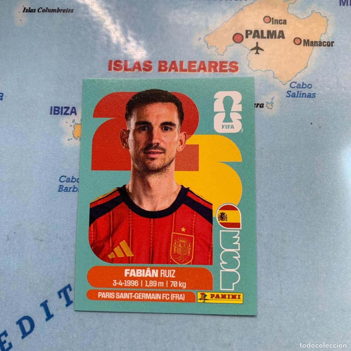Cartes &agrave; collectionner de Football: Fabi&aacute;n Ruiz n&uacute;mero 12 de Espa&ntilde;a cromo panini Mundial Fifa World Cup 2026