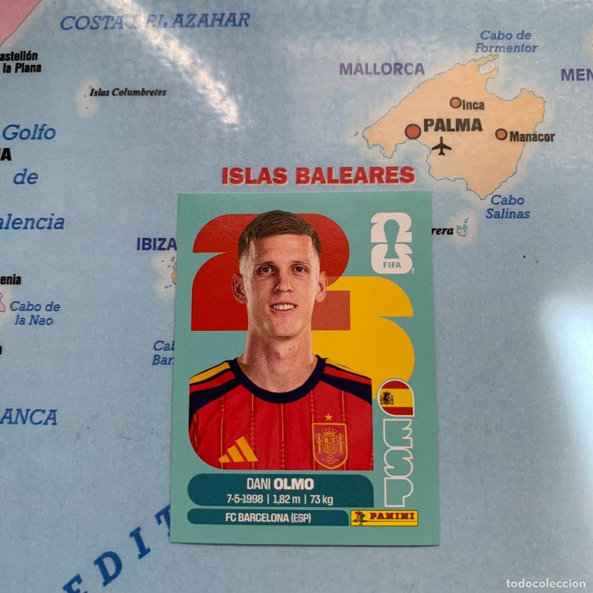 Cartes &agrave; collectionner de Football: Dani Olmo n&uacute;mero 16 de Espa&ntilde;a cromo panini Mundial Fifa World Cup 2026
