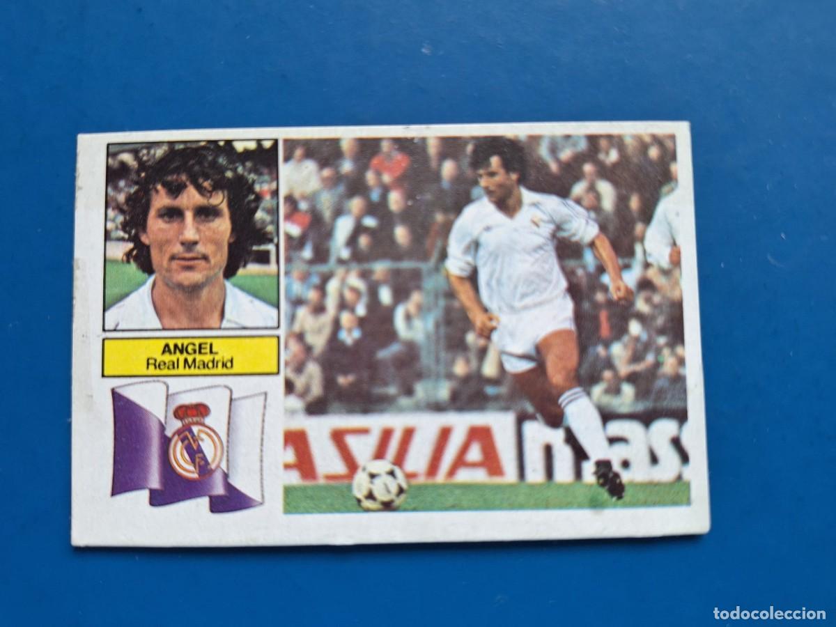 Fu&szlig;ball-Sticker: Este 82 83 1982 1983 Angel Real Madrid sin publicidad