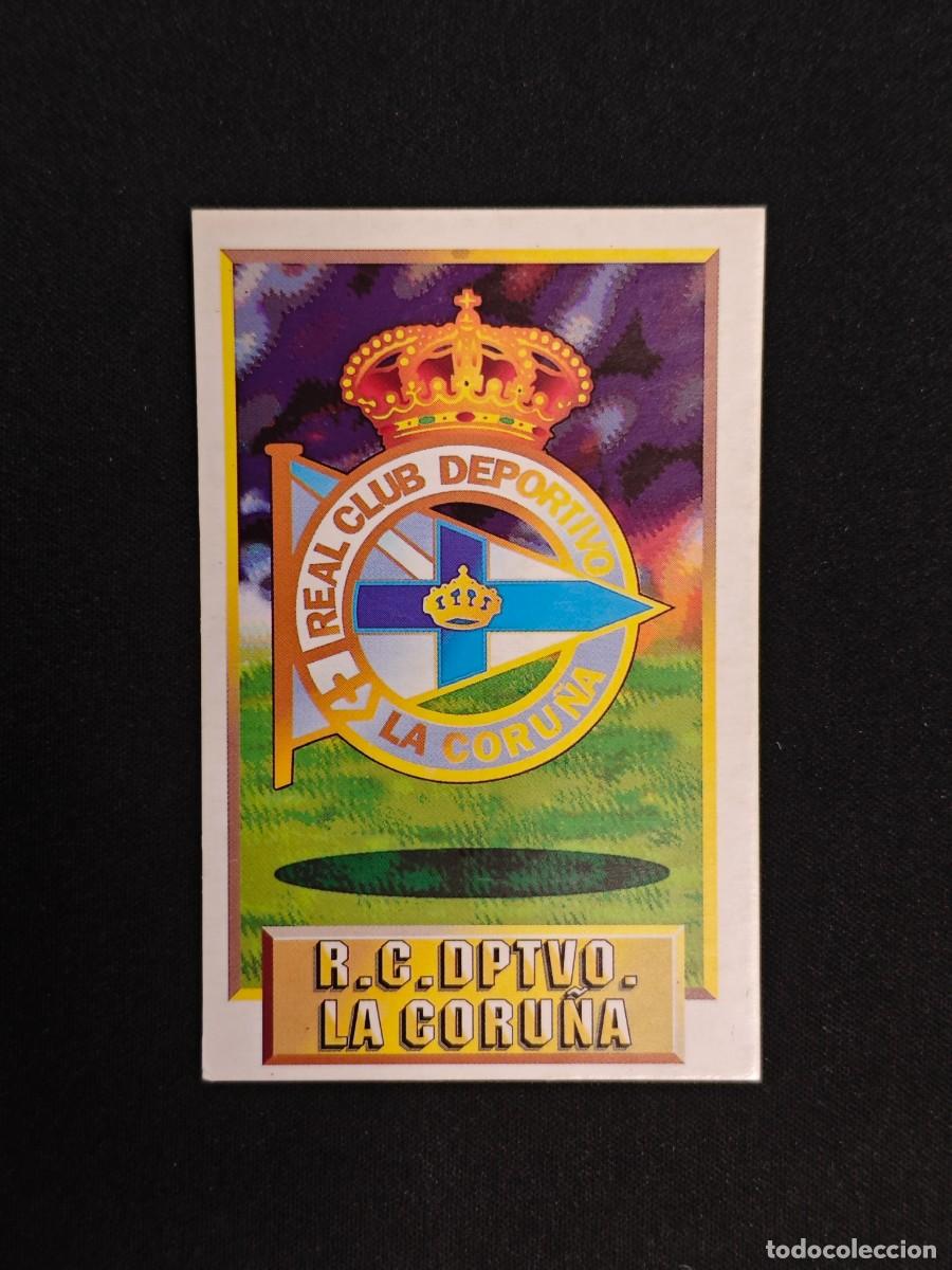 Figurine di Calcio: CROMO LIGA ESTE ESCUDO DEPORTIVO CORU&Ntilde;A NUNCA PEGADO SIN PEGAR 93 94 1993 1994 RA526