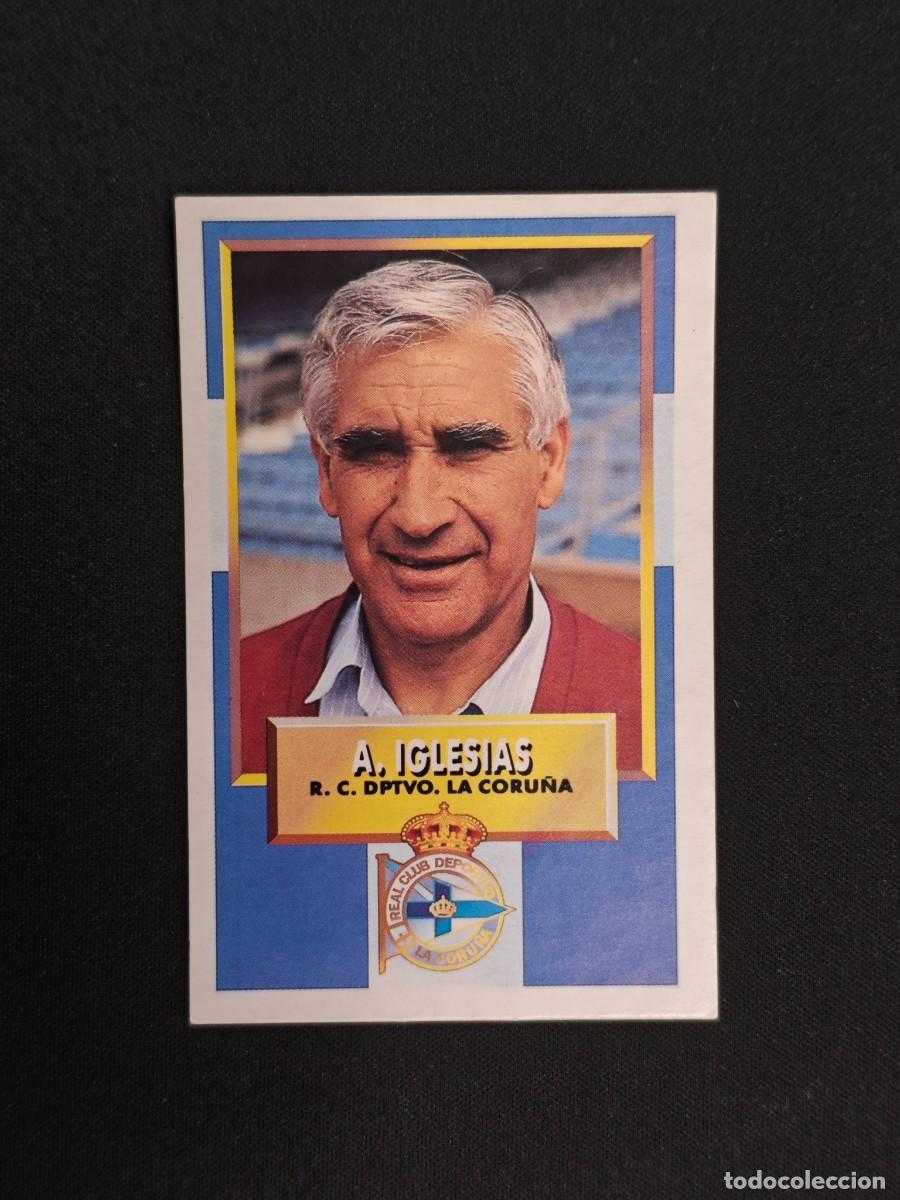 Cromos de Futebol: CROMO LIGA ESTE ENT. ARSENIO IGLESIAS DEPORTIVO CORU&Ntilde;A NUNCA PEGADO SIN PEGAR 93 94 1993 1994 RA526