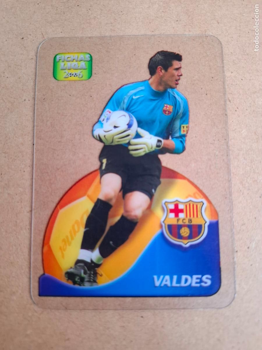 Figurine di Calcio: MUNDICROMO 2005 2006 05 06 - 543 V&Iacute;CTOR VALD&Eacute;S ( LAMINCARD ) - FC. BARCELONA CP10