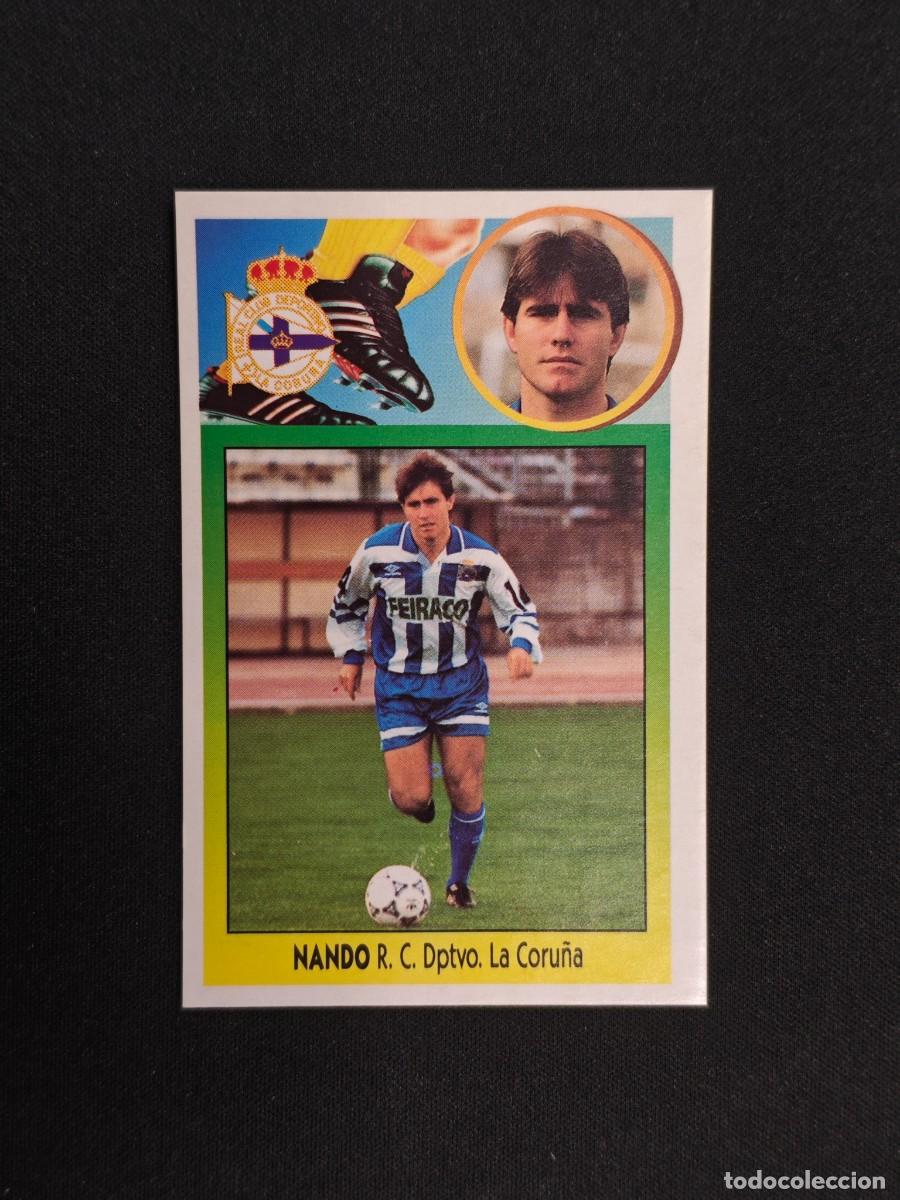 Cromos de F&uacute;tbol: CROMO LIGA ESTE NANDO DEPORTIVO CORU&Ntilde;A NUNCA PEGADO SIN PEGAR 93 94 1993 1994 RA526