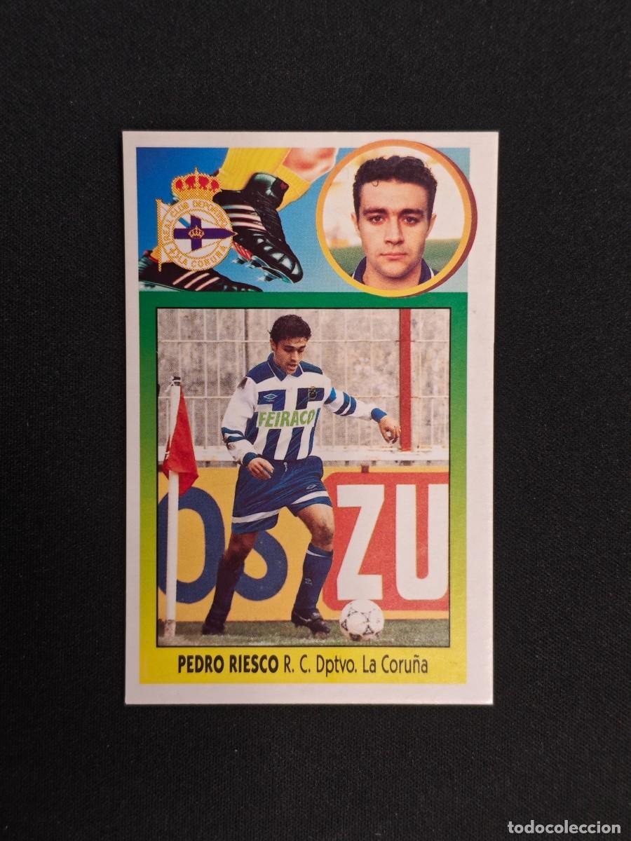 Cromos de F&uacute;tbol: CROMO LIGA ESTE PEDRO RIESCO DEPORTIVO CORU&Ntilde;A NUNCA PEGADO SIN PEGAR 93 94 1993 1994 RA526