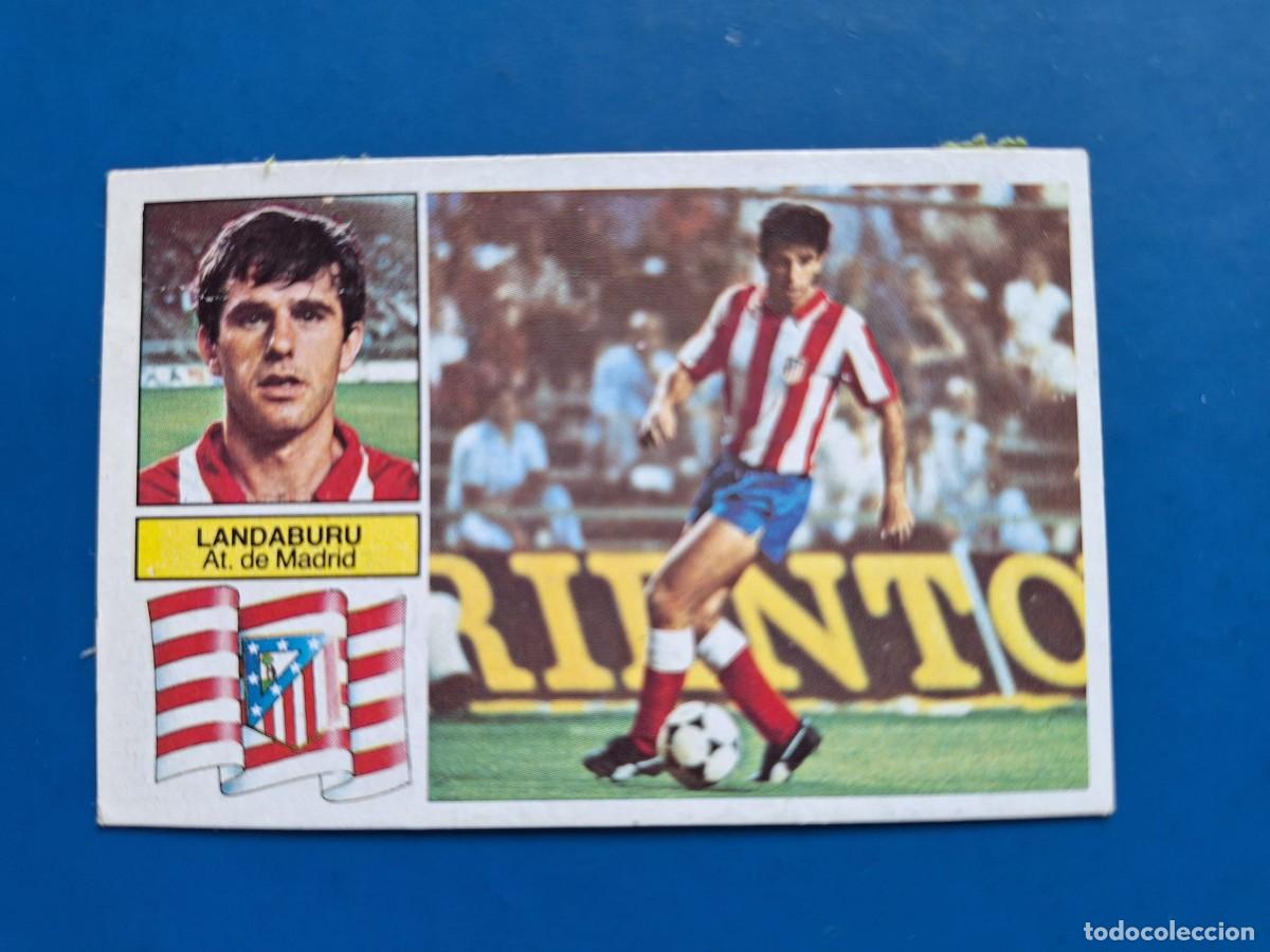 Cromos de F&uacute;tbol: Este 82 83 1982 1983 At. Atl&eacute;tico de Madrid Landaburu ultimos fichajes UF 3 fichaje