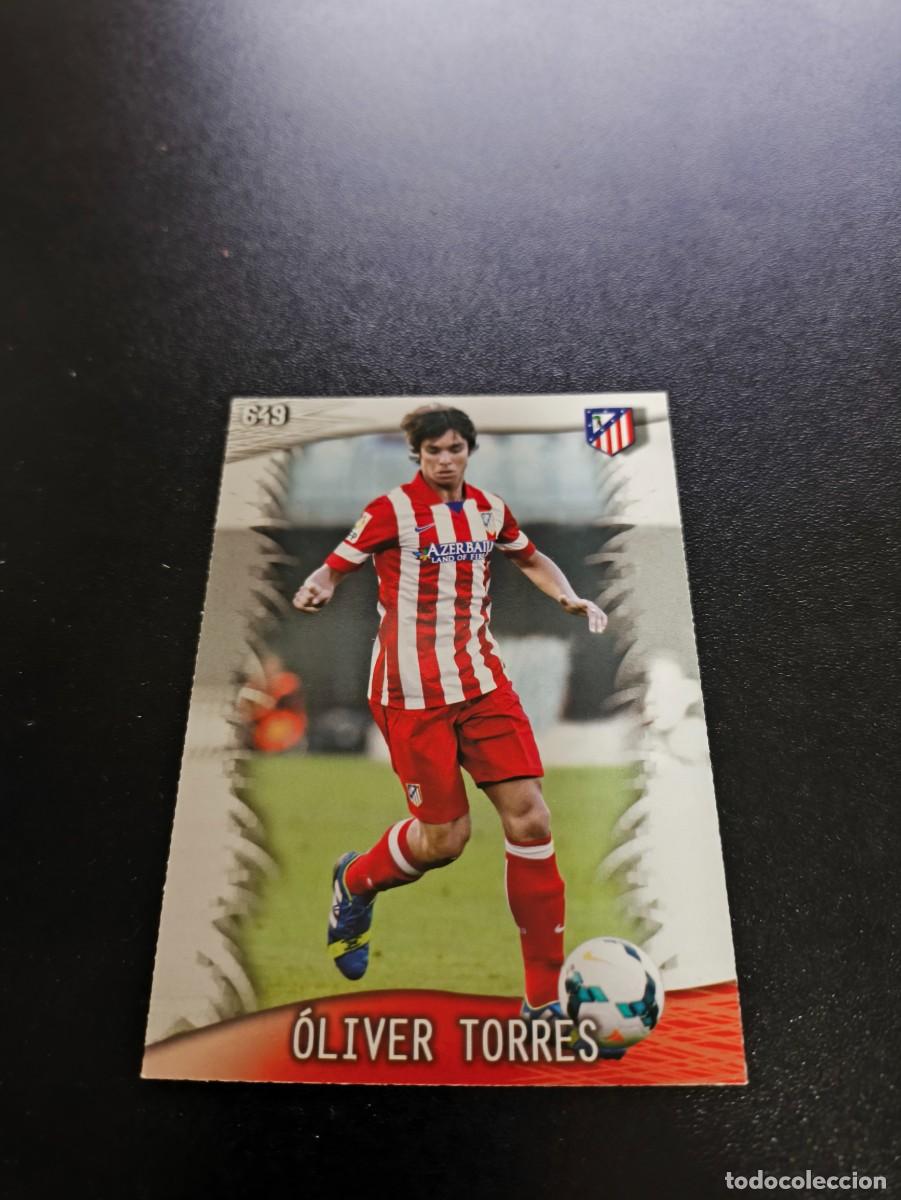 Cromos de F&uacute;tbol: 649 OLIVER TORRES ATLETICO MADRID ULTIMA HORA UH TOP MUNDICROMO LIGA 2013 2014 13 14 NO PANINI ESTE