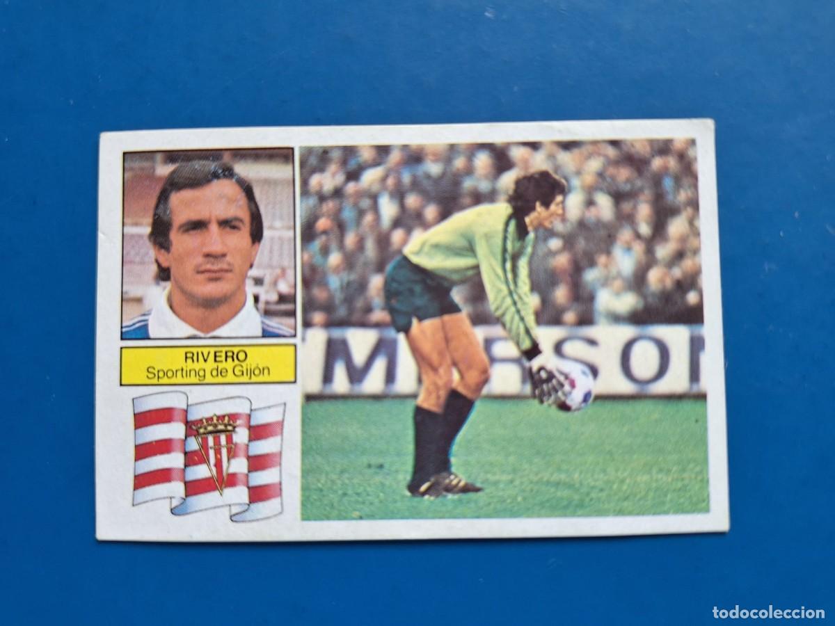 Cromos de F&uacute;tbol: Este 82 83 1982 1983 Sporting de Gijon Rivero coloca