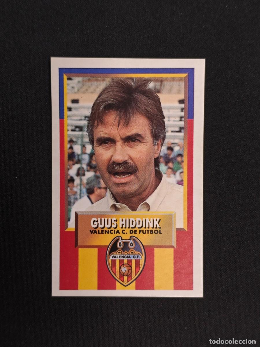 Cromos de F&uacute;tbol: CROMO LIGA ESTE ENTRENADOR GUUS HIDDINK VALENCIA NUNCA PEGADO SIN PEGAR 93 94 1993 1994 RA526