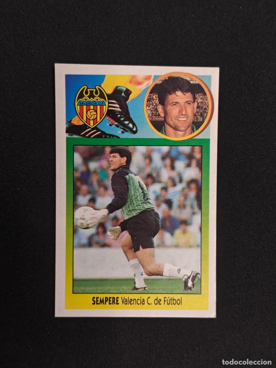 Cromos de F&uacute;tbol: CROMO LIGA ESTE SEMPERE VALENCIA NUNCA PEGADO SIN PEGAR 93 94 1993 1994 RA526
