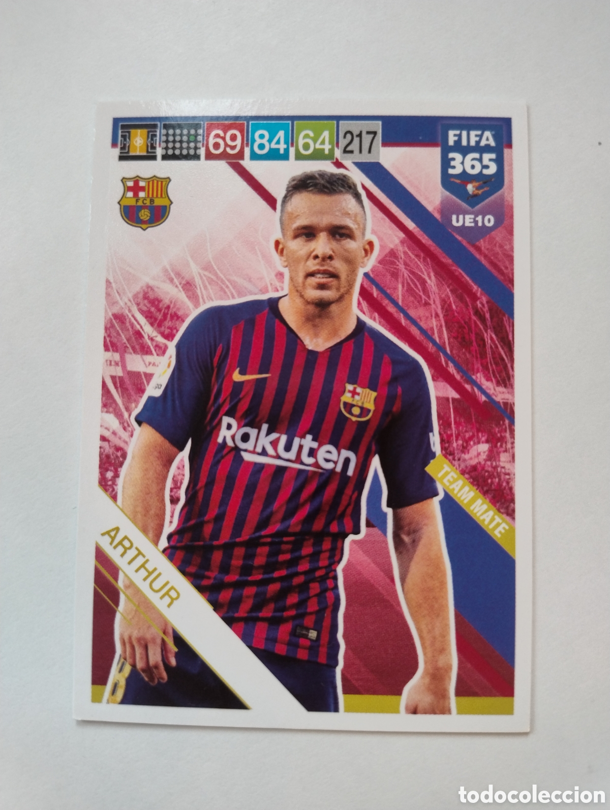 Cromos de F&uacute;tbol: UE 10 - Arthur - Barcelona - Adrenalyn XL FIFA 365 2019 Update