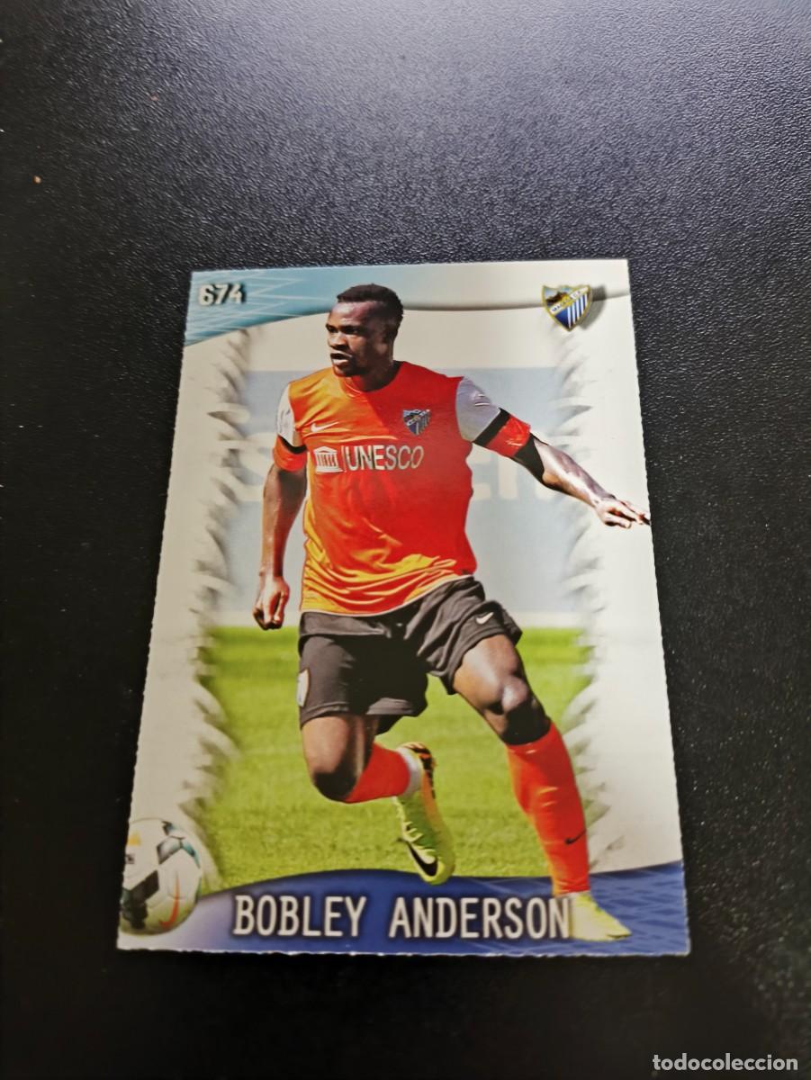 Cromos de F&uacute;tbol: 674 ANDERSON MALAGA ULTIMA HORA UH TOP MUNDICROMO LIGA 2013 2014 13 14 PLATINUM NO PANINI ESTE