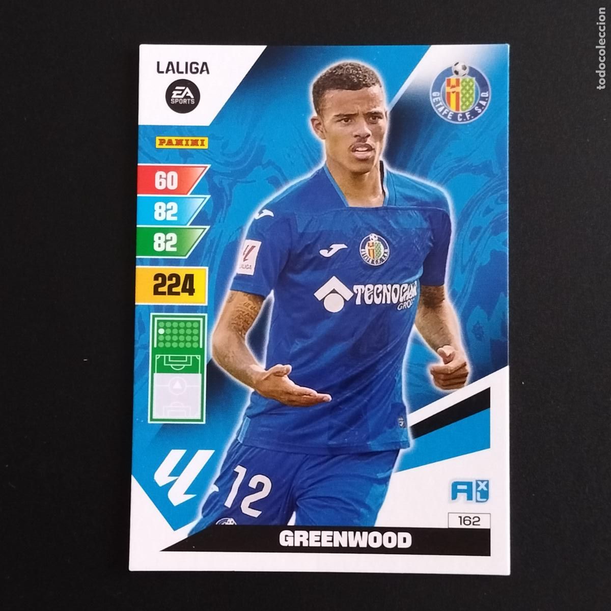 Cromos de F&uacute;tbol: 162 GREENWOOD GETAFE CROMOS ADRENALYN XL LALIGA CARD 2023 2024 23 214 PANINI