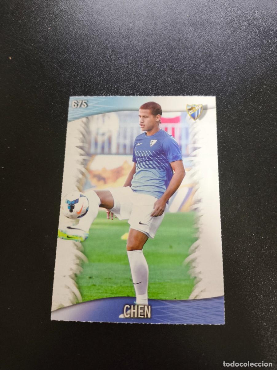 Cromos de F&uacute;tbol: 675 CHEN MALAGA ULTIMA HORA UH TOP MUNDICROMO LIGA 2013 2014 13 14 PLATINUM NO PANINI ESTE