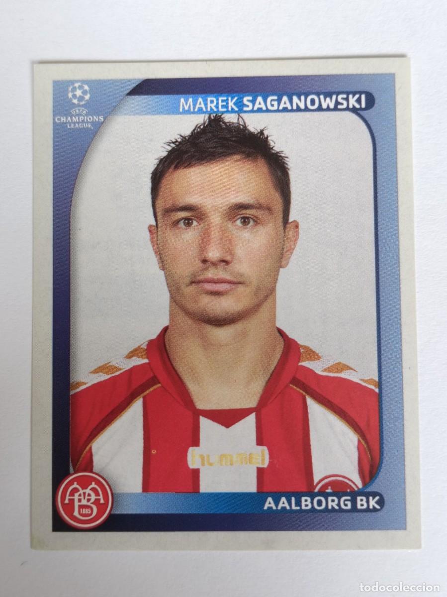 Cromos de F&uacute;tbol: #42 SAGANOWSKI (AALBORG) CHAMPIONS LEAGUE 2008/2009 PANINI