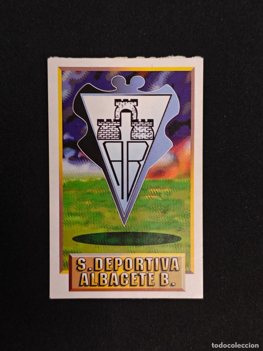 Cromos de F&uacute;tbol: CROMO LIGA ESTE ESCUDO ALBACETE NUNCA PEGADO SIN PEGAR 93 94 1993 1994 RA526