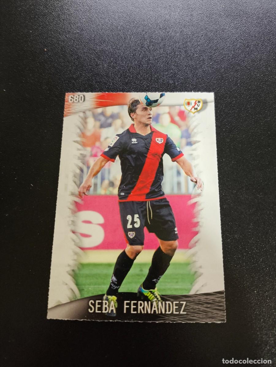 Cromos de F&uacute;tbol: 680 SEBA FERNANDEZ RAYO ULTIMA HORA UH MUNDICROMO LIGA 2013 2014 13 14 PLATINUM NO PANINI ESTE