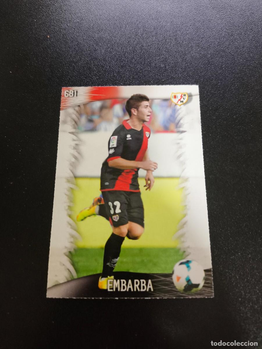 Cromos de F&uacute;tbol: 681 EMBARBA RAYO VALLECANO ULTIMA HORA UH MUNDICROMO LIGA 2013 2014 13 14 PLATINUM NO PANINI ESTE