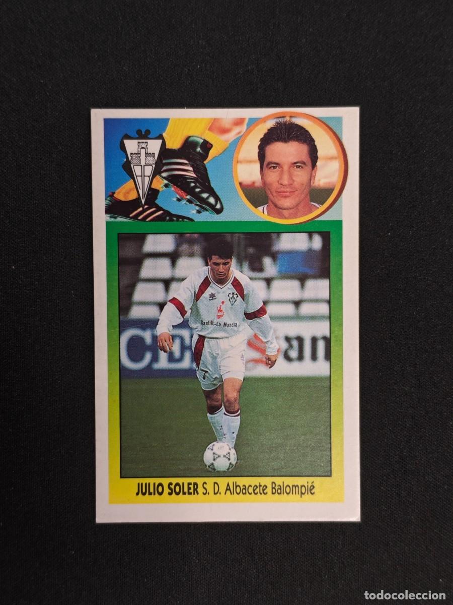 Cromos de Futebol: CROMO LIGA ESTE JULIO SOLER ALBACETE NUNCA PEGADO SIN PEGAR 93 94 1993 1994 RA526