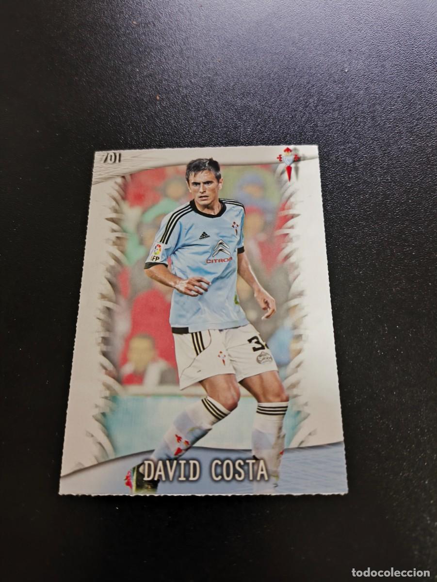 Cromos de Futebol: 701 David Costa CELTA ULTIMA HORA UH MUNDICROMO LIGA 2013 2014 13 14 PLATINUM NO PANINI ESTE