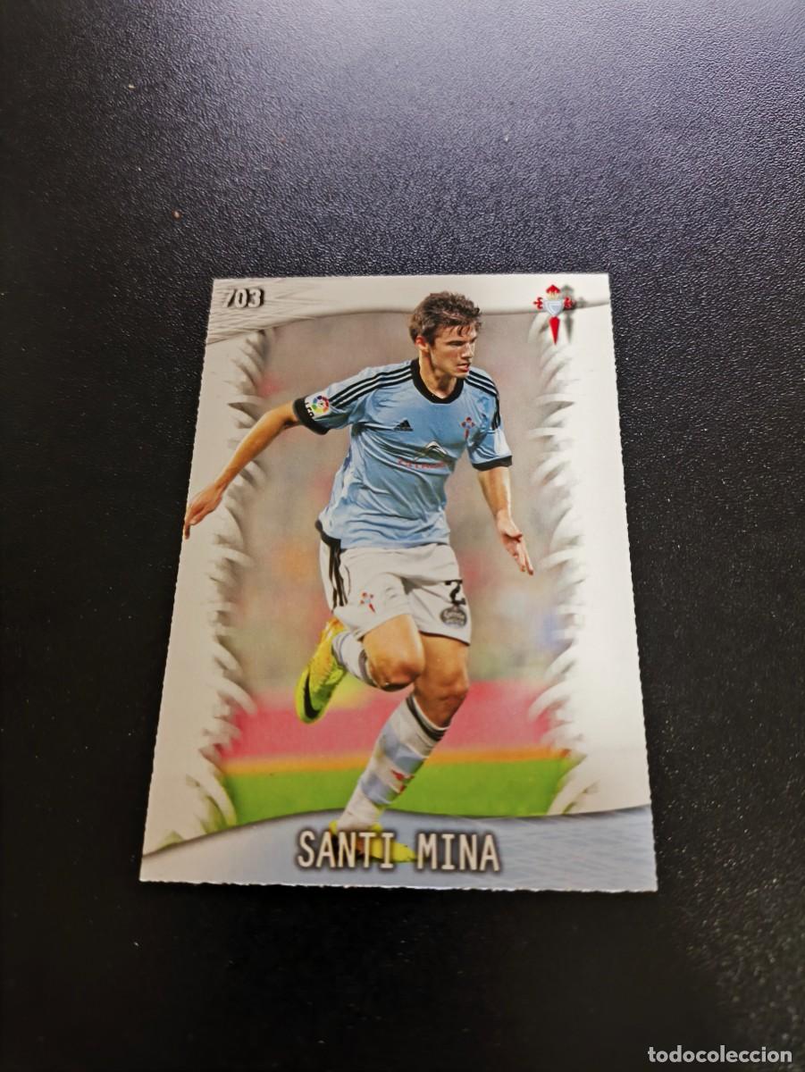 Cromos de Futebol: 703 Santi Mina CELTA ULTIMA HORA UH MUNDICROMO LIGA 2013 2014 13 14 PLATINUM NO PANINI ESTE