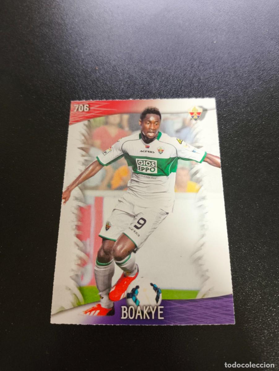 Cromos de Futebol: 706 Boakye ELCHE ULTIMA HORA UH MUNDICROMO LIGA 2013 2014 13 14 PLATINUM NO PANINI ESTE