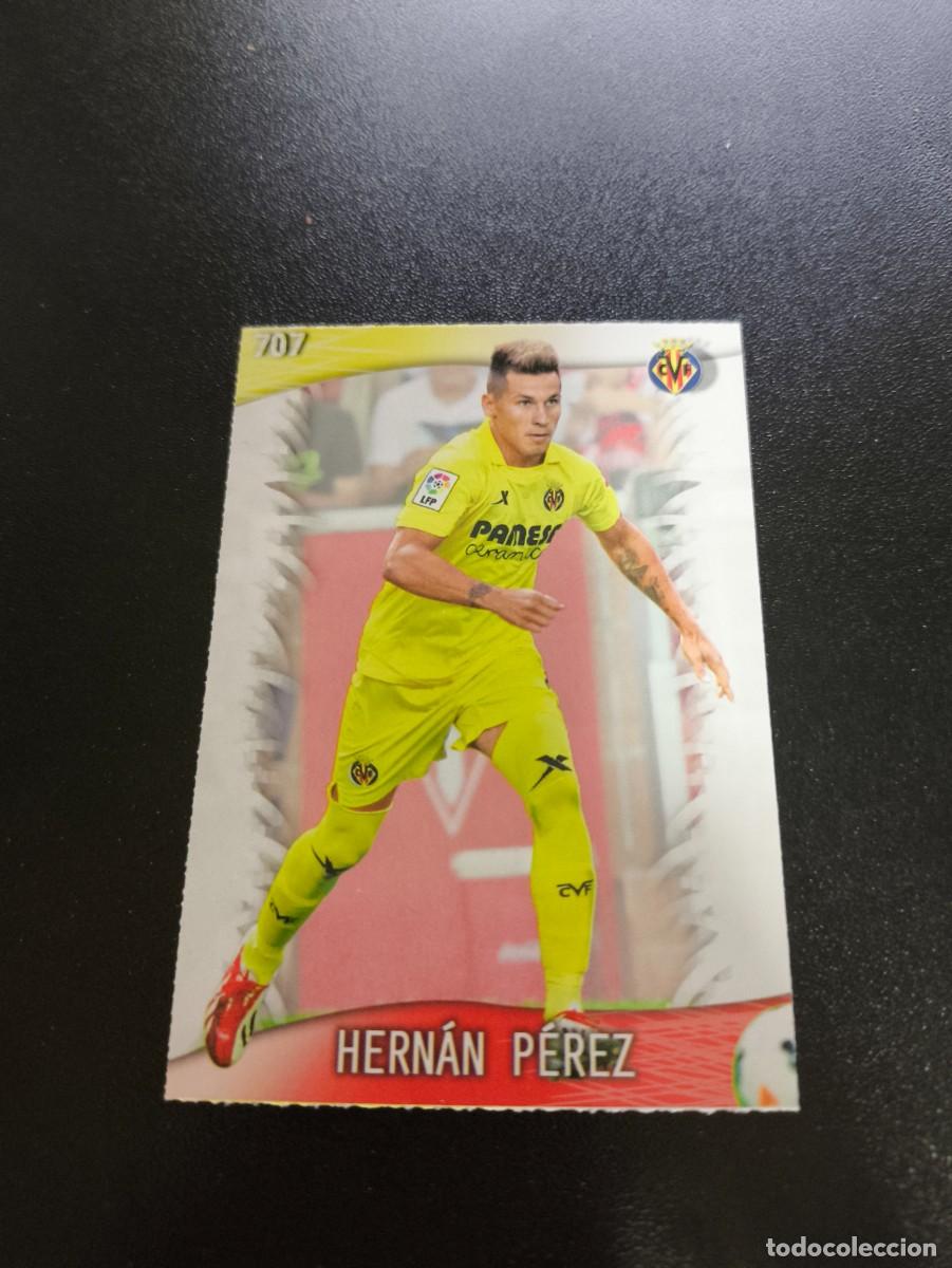 Cromos de Futebol: 707 Hern&aacute;n P&eacute;rez VILLARREAL ULTIMA HORA UH MUNDICROMO LIGA 2013 2014 13 14 PLATINUM NO PANINI ESTE